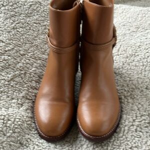 Tory Burch Miller Leather Bootie in brown size 7